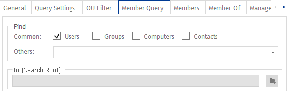 Member Query dynamische Gruppen - Einschränkungen vornehmen