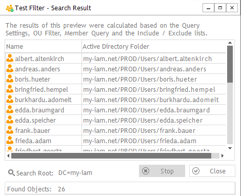 DynamicGroup: Member preview